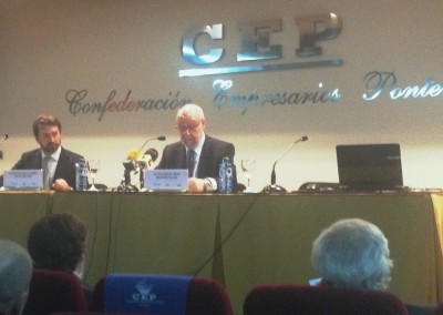 D. Ignacio de la Torre junto a D. Luis Novoa, presidente de la CEP